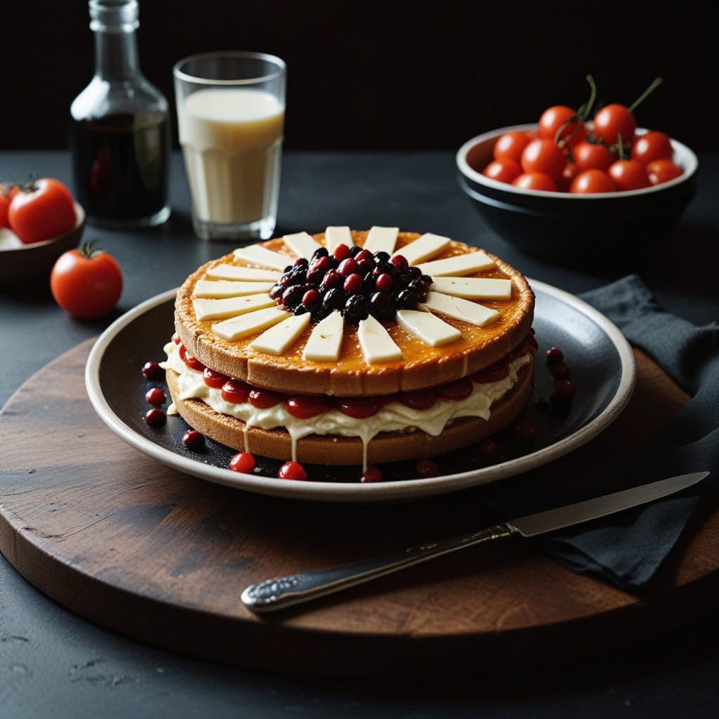 Classic Film Noir Still Life of a Delicious Beef Steak
