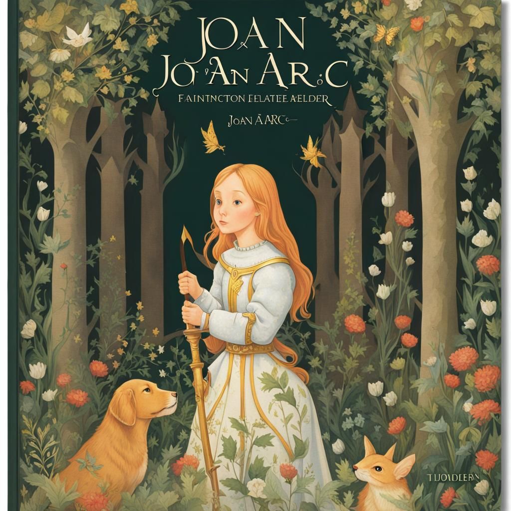 Joan of Arc as Fairy Tale Illustration