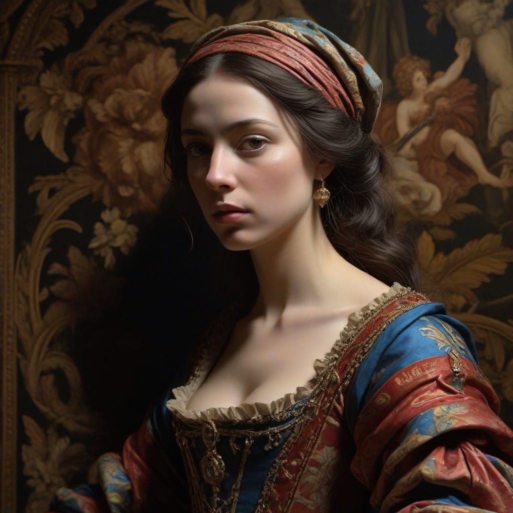 Vibrant Provençal Saint Revealed in Intimate Hyper-Realistic...