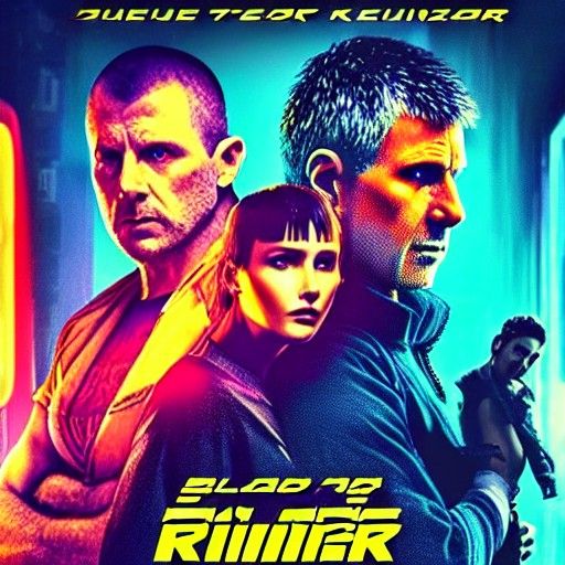 Neon Cityscape in Cyberpunk Style