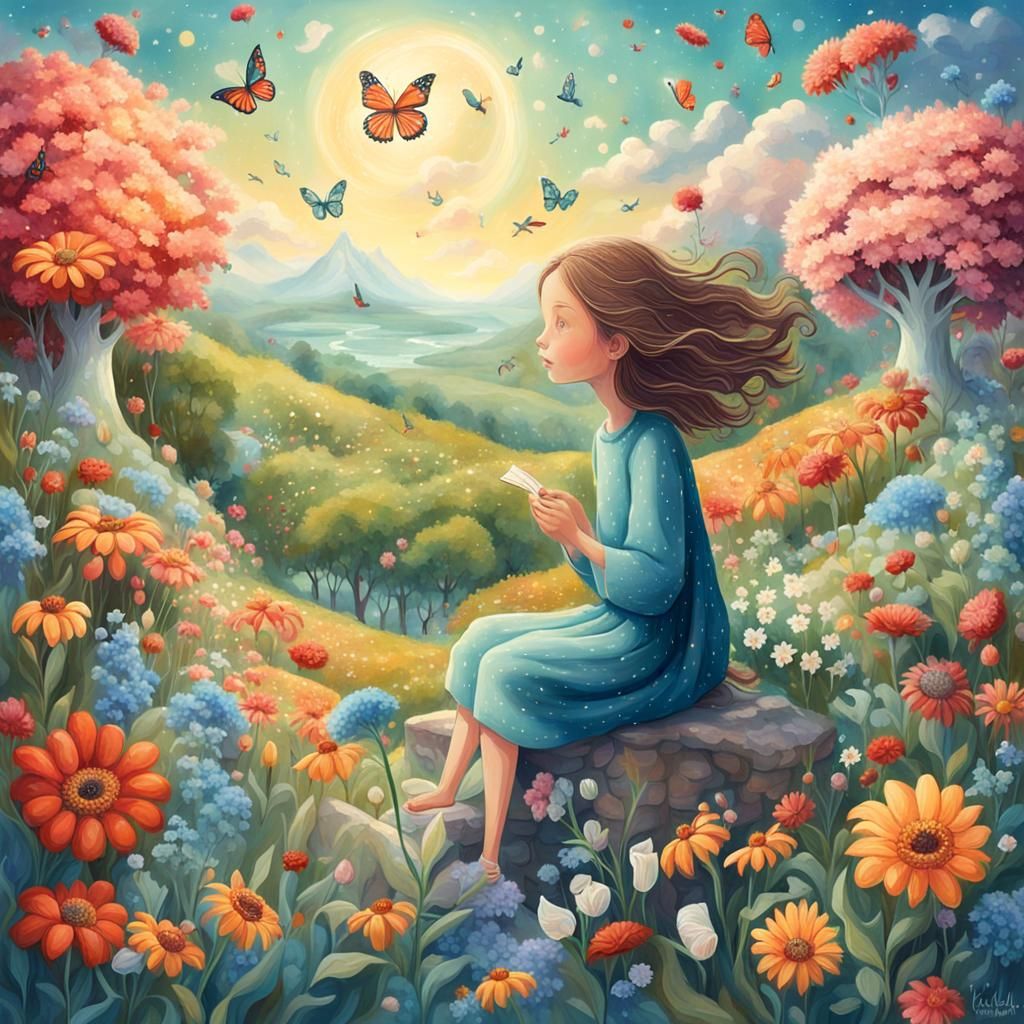 Enchanting Fairytale: Grace's Magical Flower Collection