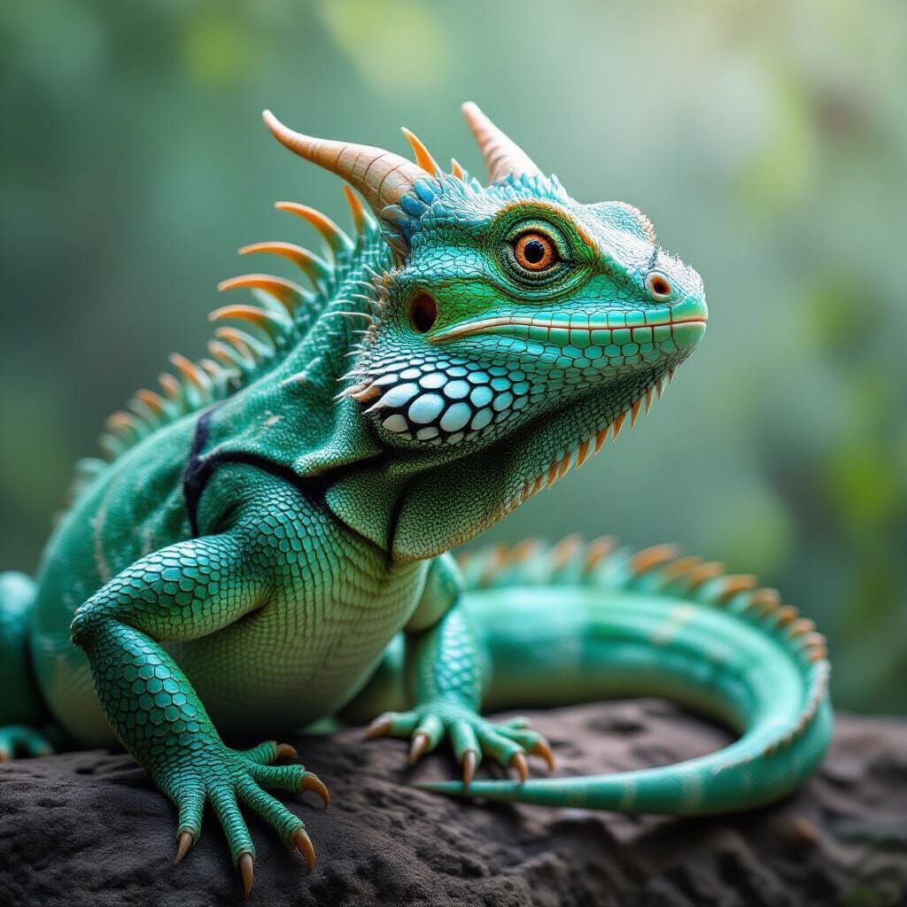 Majestic Water Dragon