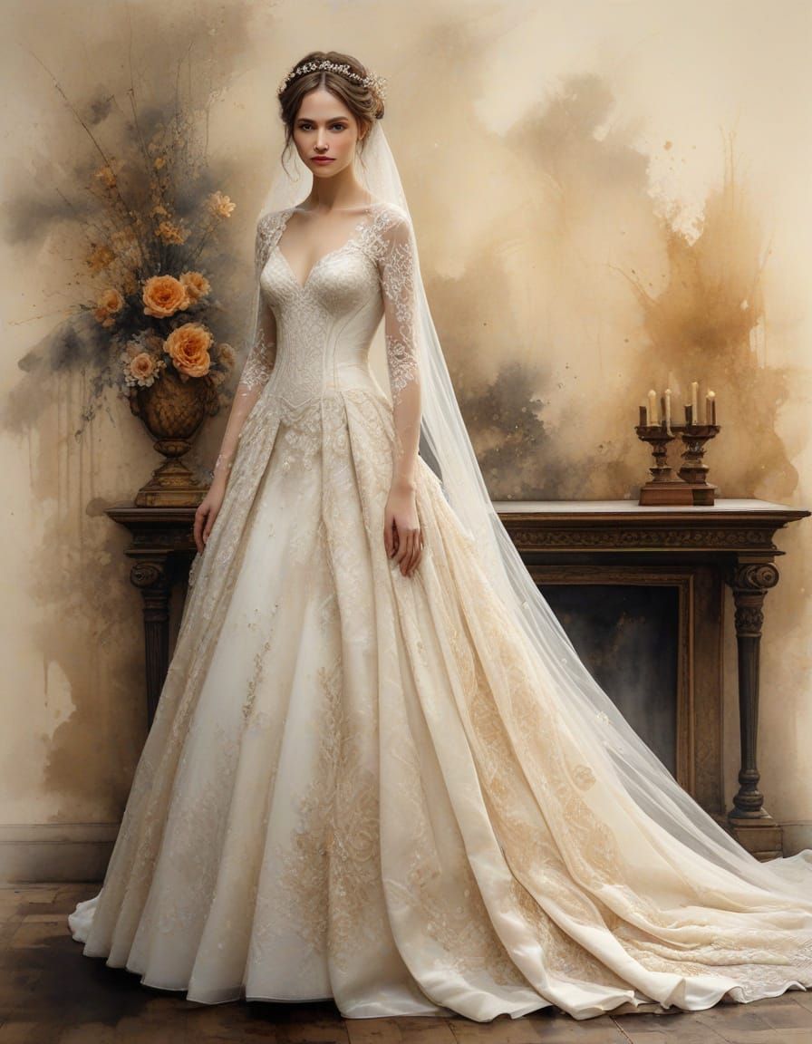 A lovely « smiling » bride
