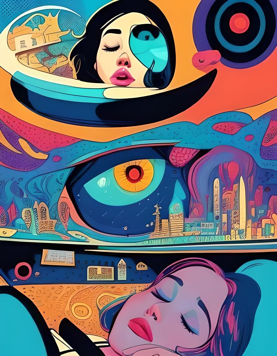 Abstract Cartoon Inspired by Emmy Cicierega and Pascal Campi...