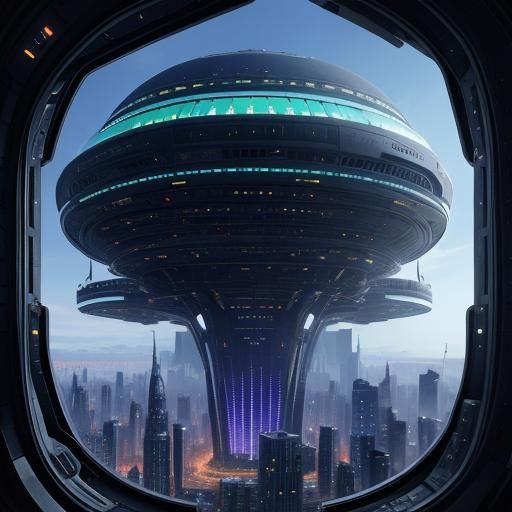 Alien City Design on Earth: A Futuristic Metropolis