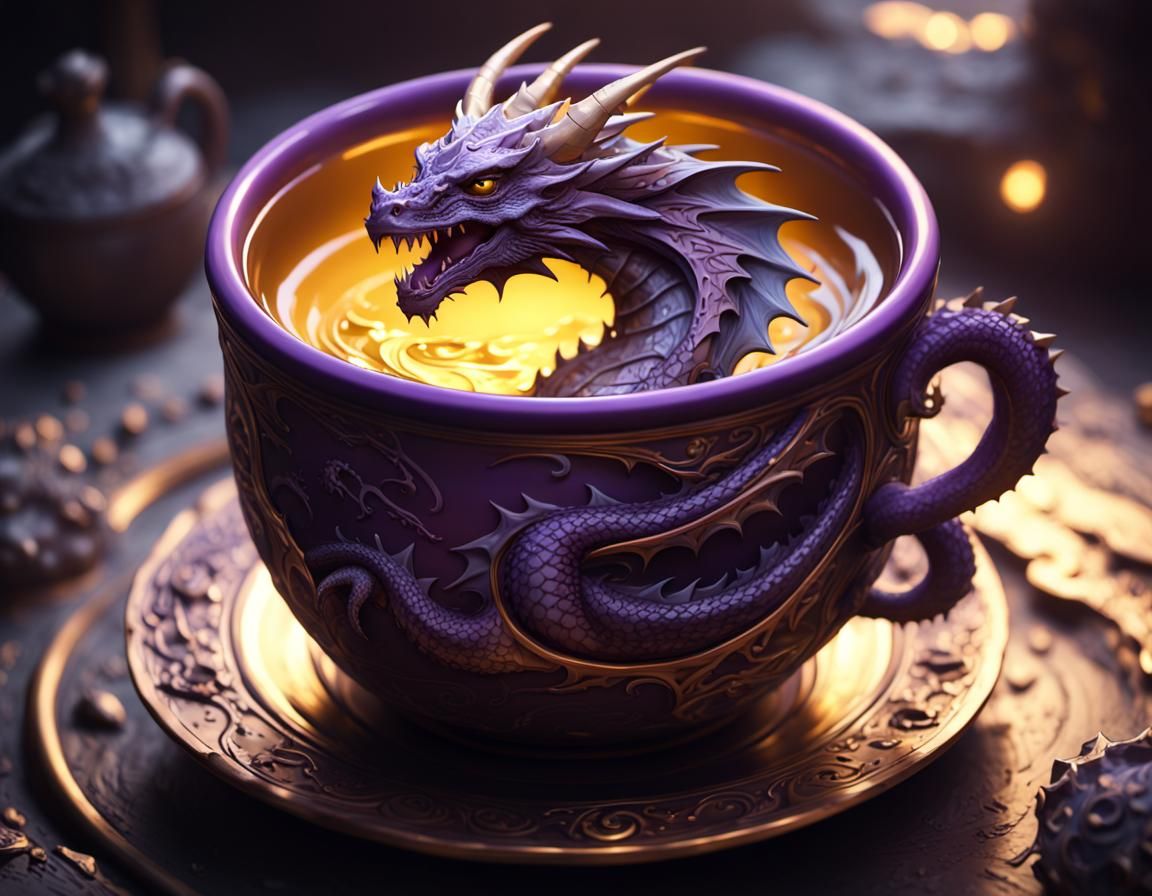 Dragon Cup: Dark Fantasy Art in Unreal Engine