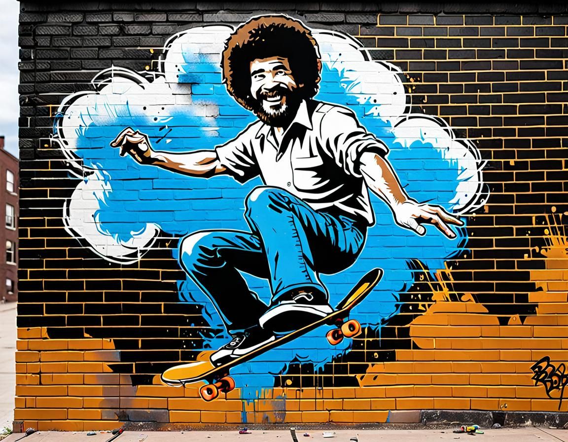 Bob Ross Kickflip