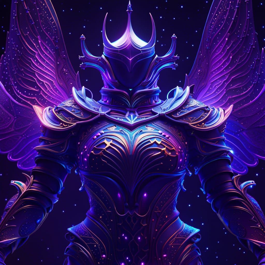 Galactic Knight Queen in Rainbow Armor