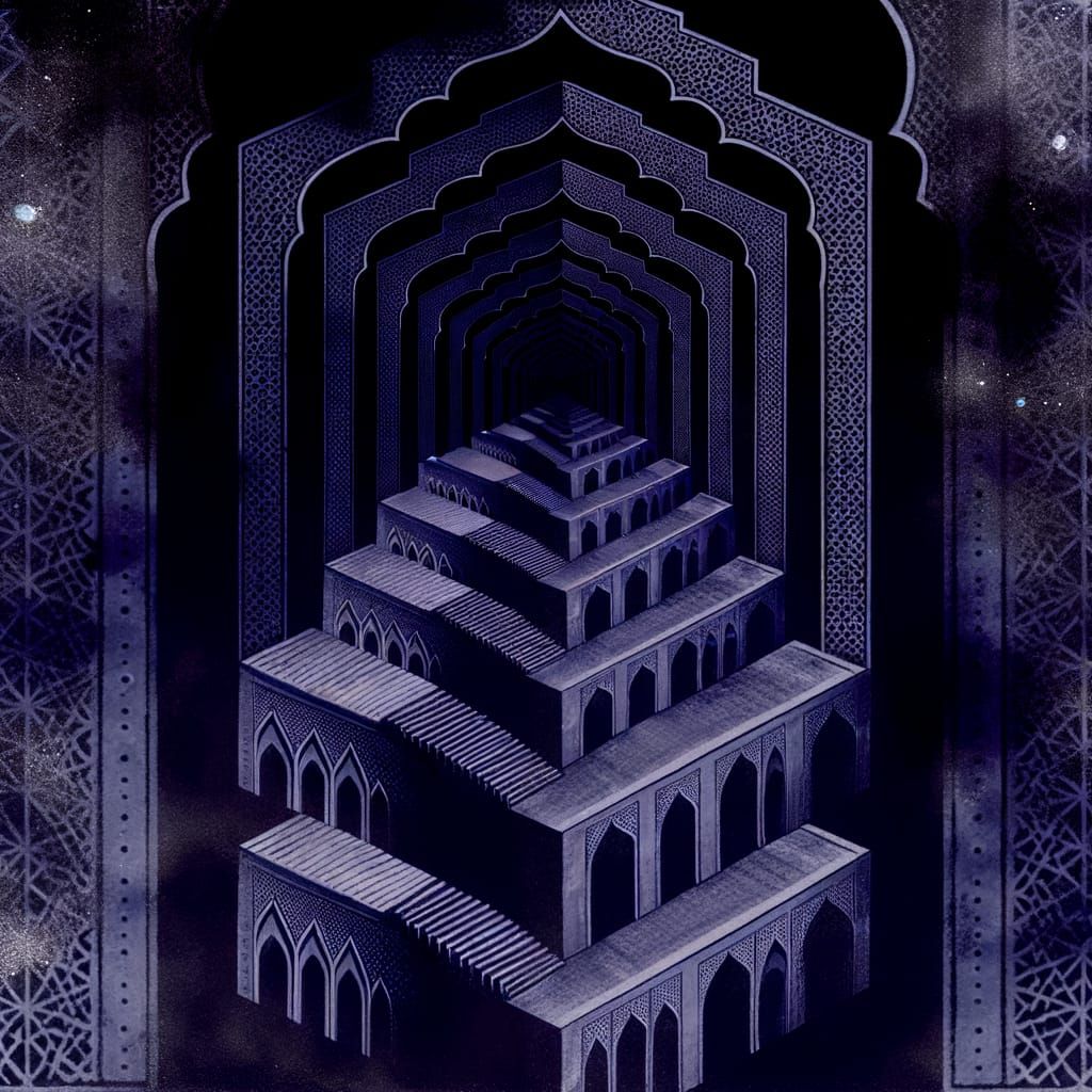 Impossible Indian Architecture with Infinite Staircases