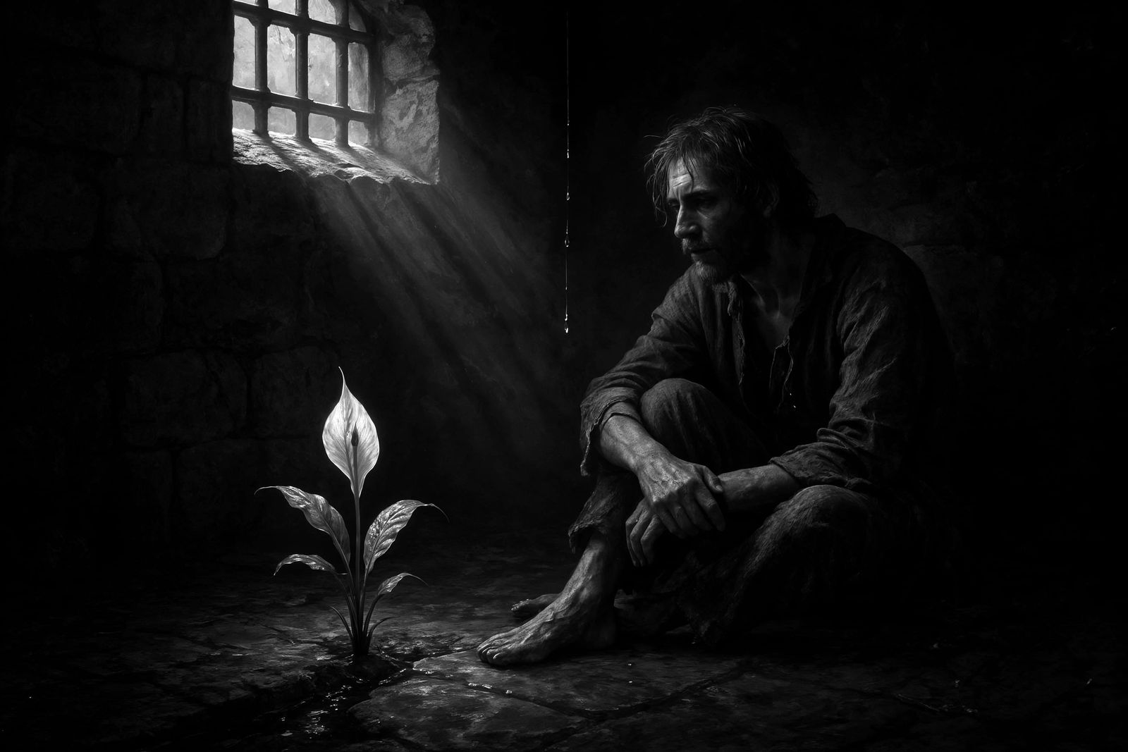 Hope Blooms: Light in a Medieval Prison