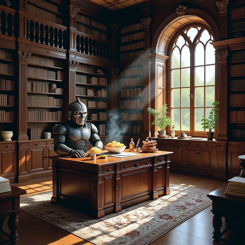 Food from Non-Food in Cozy Library