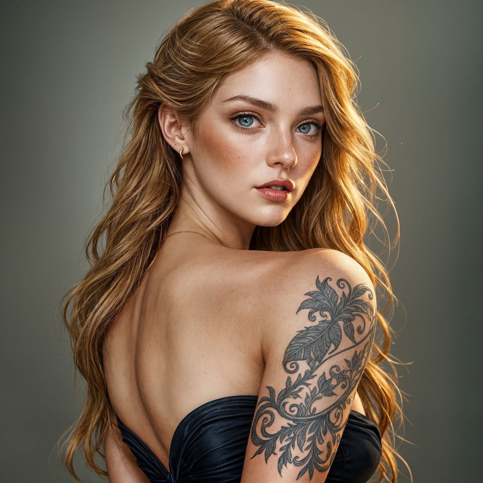 Ethereal Beauty of the High Lady in a Regal Aesthetic