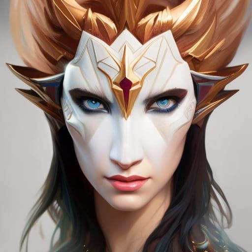 She-Ra Portrait in Art Nouveau Style