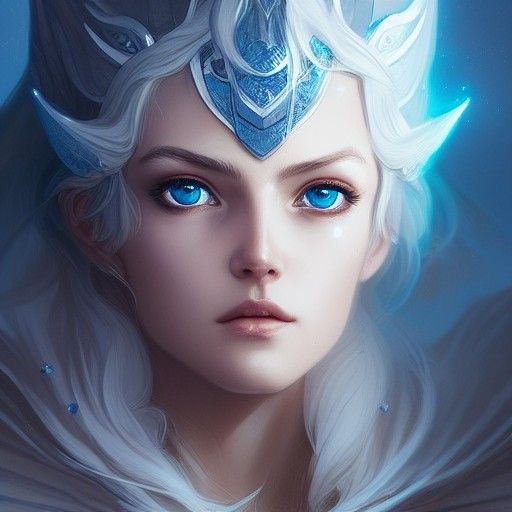 Beyla the Norse Goddess in Hyper-Realistic Style