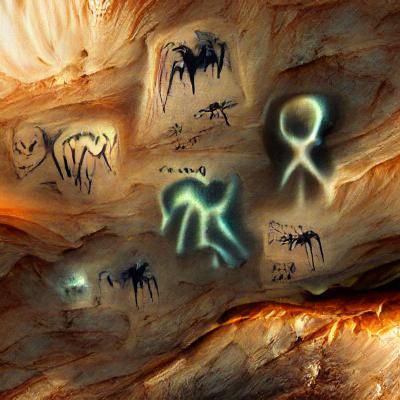 Ancient Alien Cave Paintings
