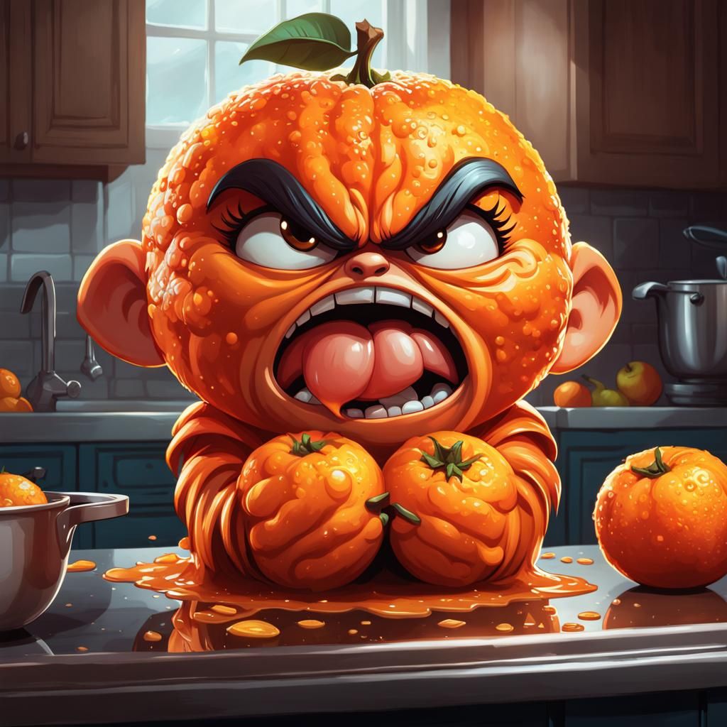 Angry Chibi Orange