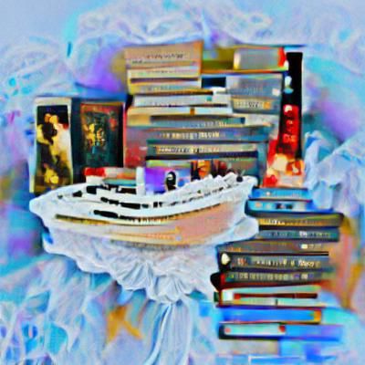 Holographic Astral Collage Inspired by Literature