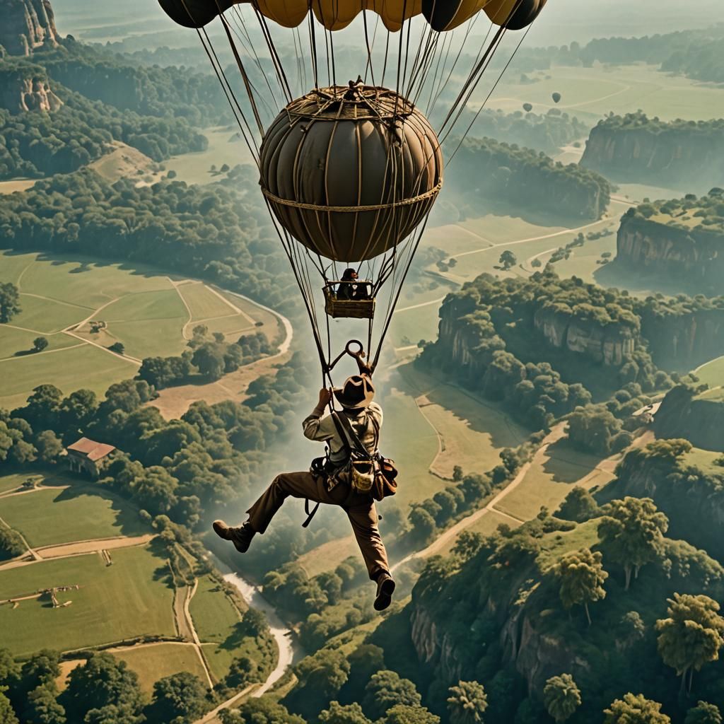 Indiana Jones Hot Air Balloon Escape