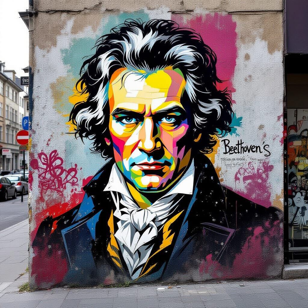 Street Art Inspired by Beethoven