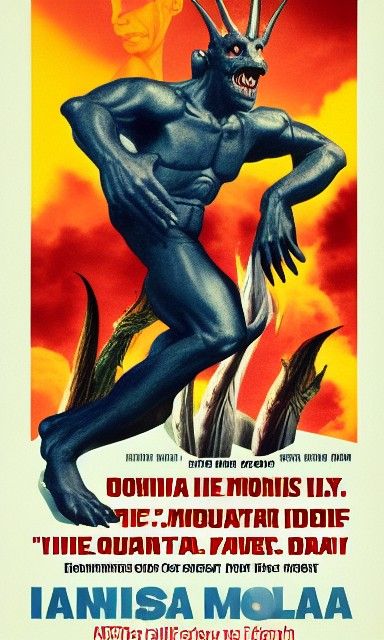 Italian Monster Movie Poster Art
