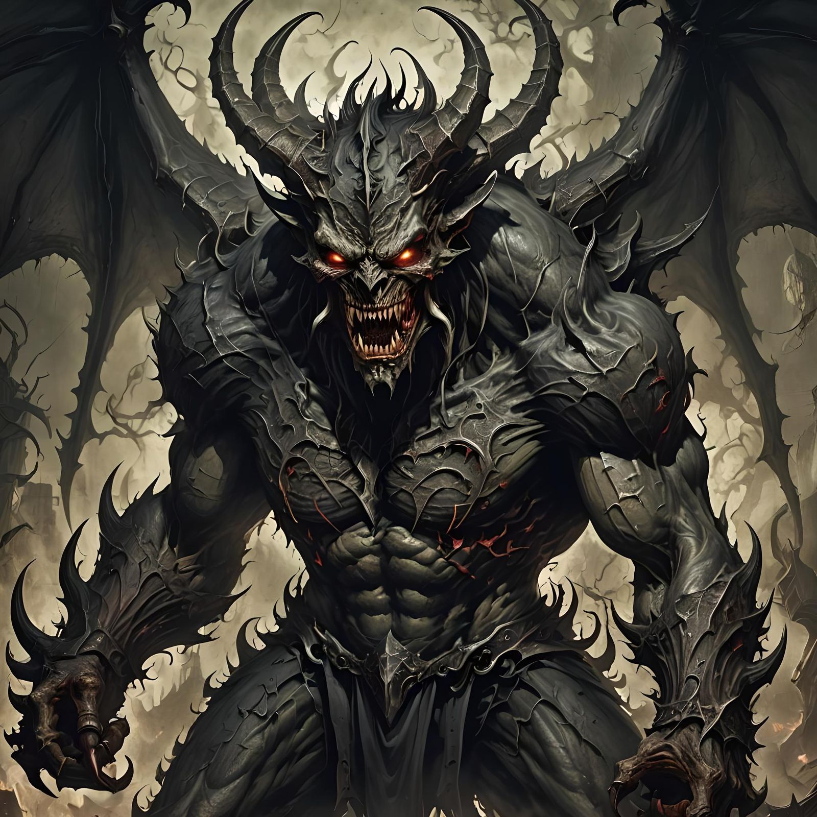Menacing Greater Demon in Demonic Realm