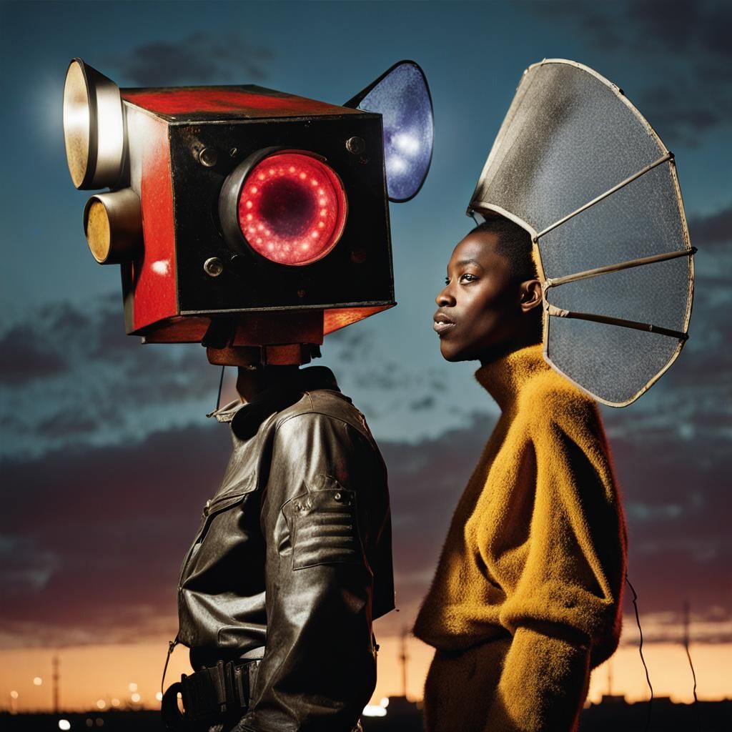 Surreal Insect Silenced: Dada-Inspired Composition