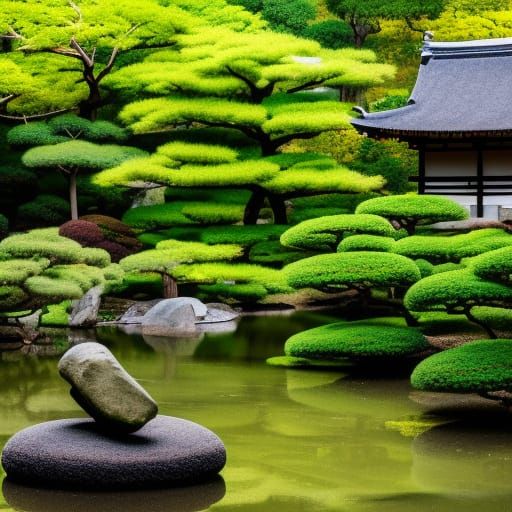 Tranquil Japanese Garden: Professional Photography