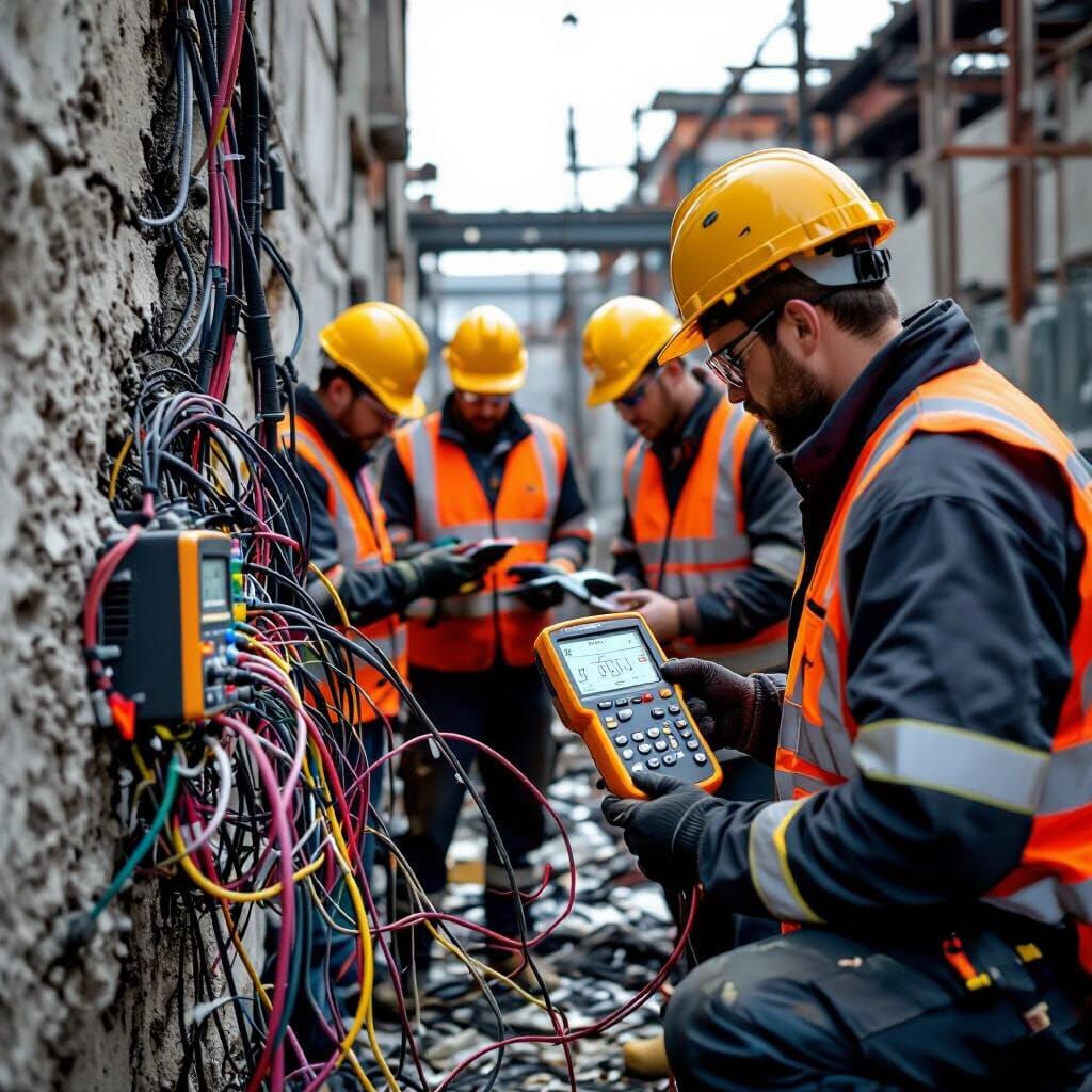 Engineers Diagnose Tripped Electrical System with Scope Mete...