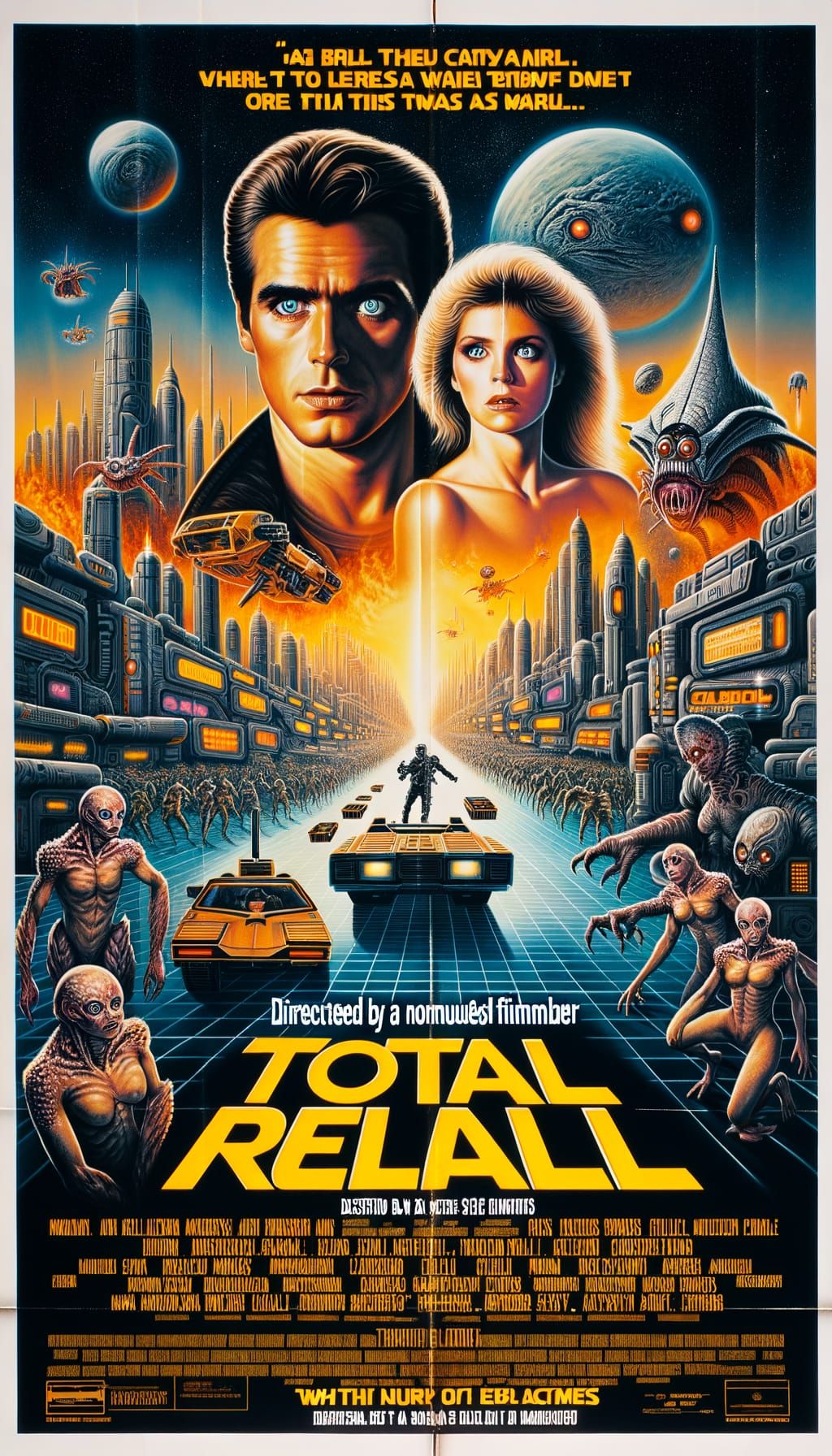 Sci-Fi Iconic Duo Face Retro-Weird Alien Menace in Total Rec...