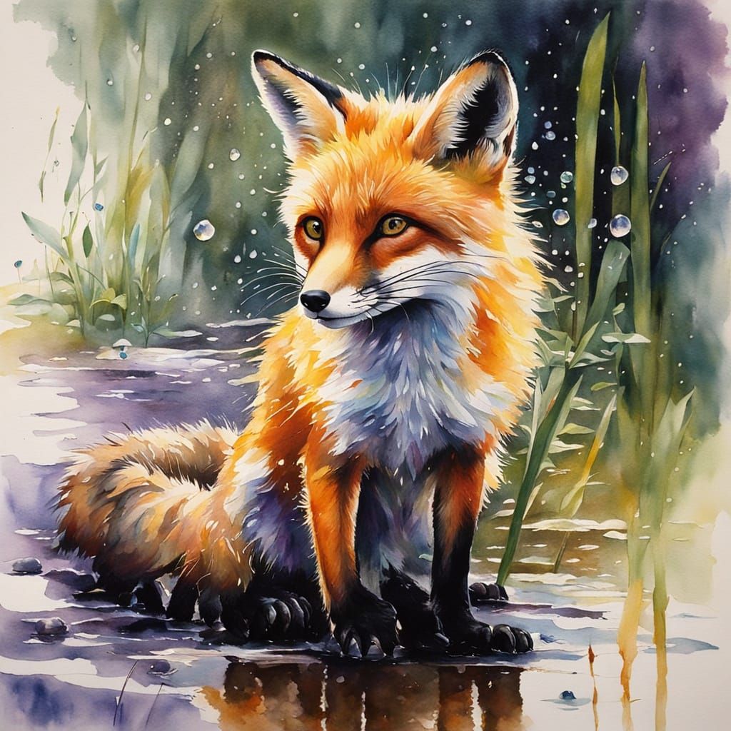 Whimsical Watercolor Encounter