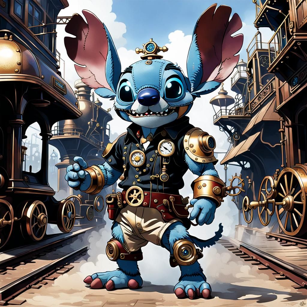 Steampunk Stitch with Monocle, Masterpiece