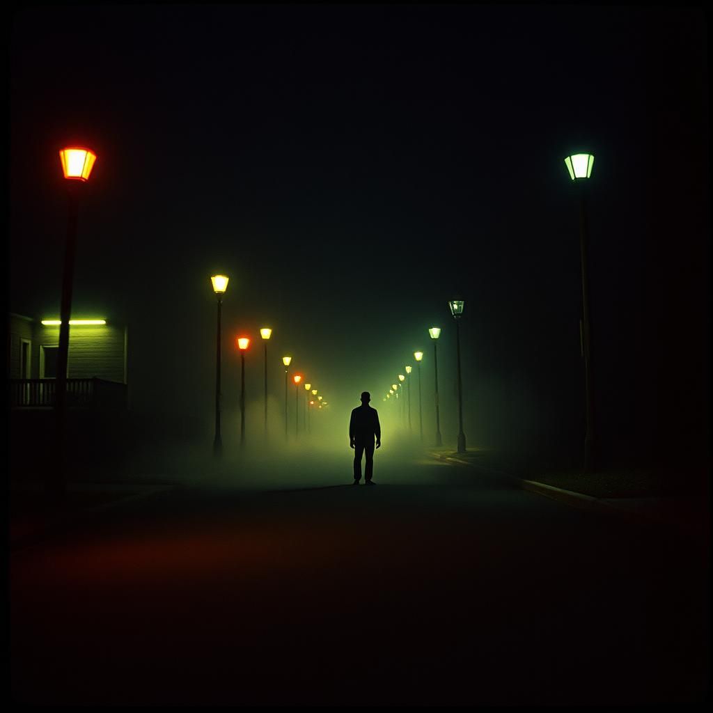 Ominous Friday the 13th Street Scene