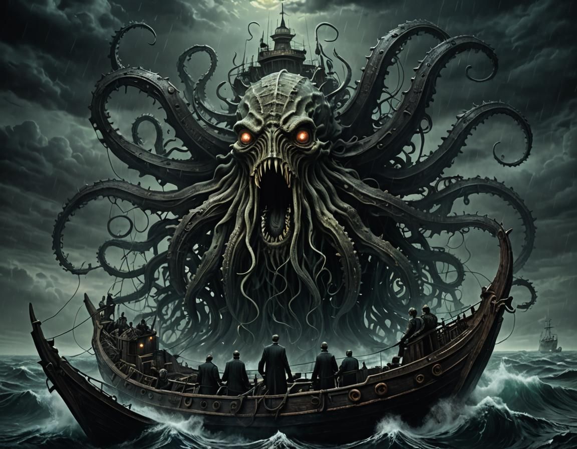 Lovecraft Steers Ship on Nightmare Ocean