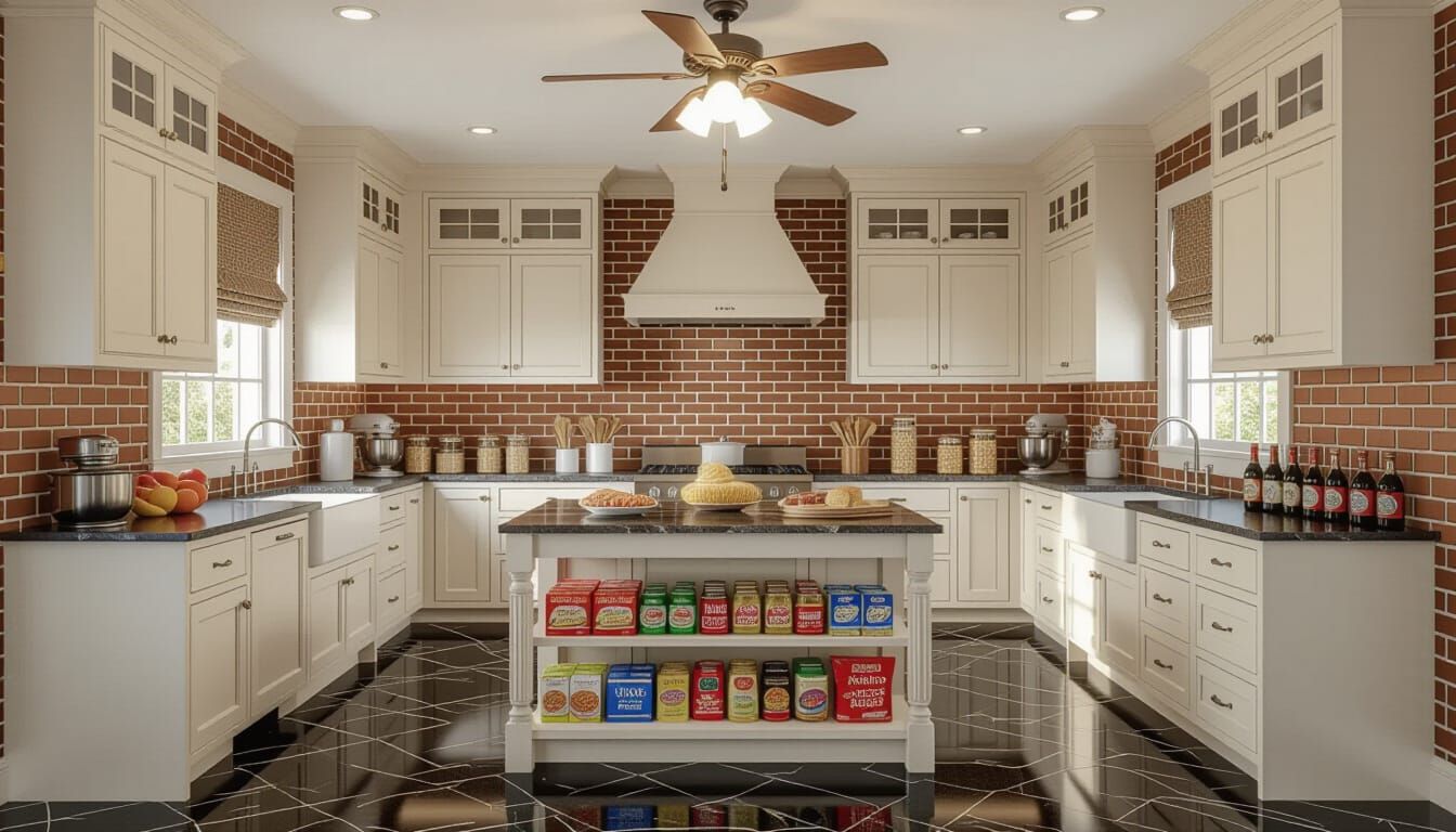 Victorian Storage Room with Abundant Provisions