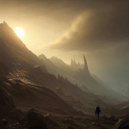 Wasteland Trek: Dark Fantasy Concept Art