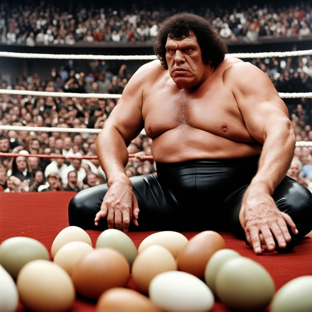 Andre the Giant's Runny Egg Frustration