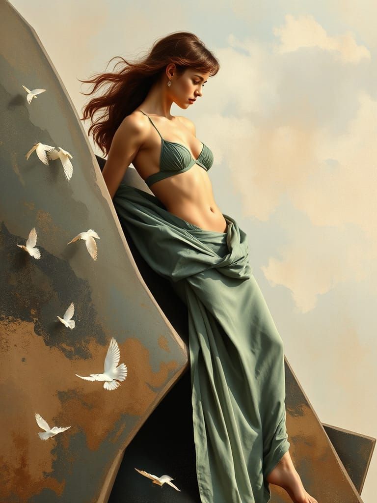 Abstract Bodyscape: Fit and Feminine Form