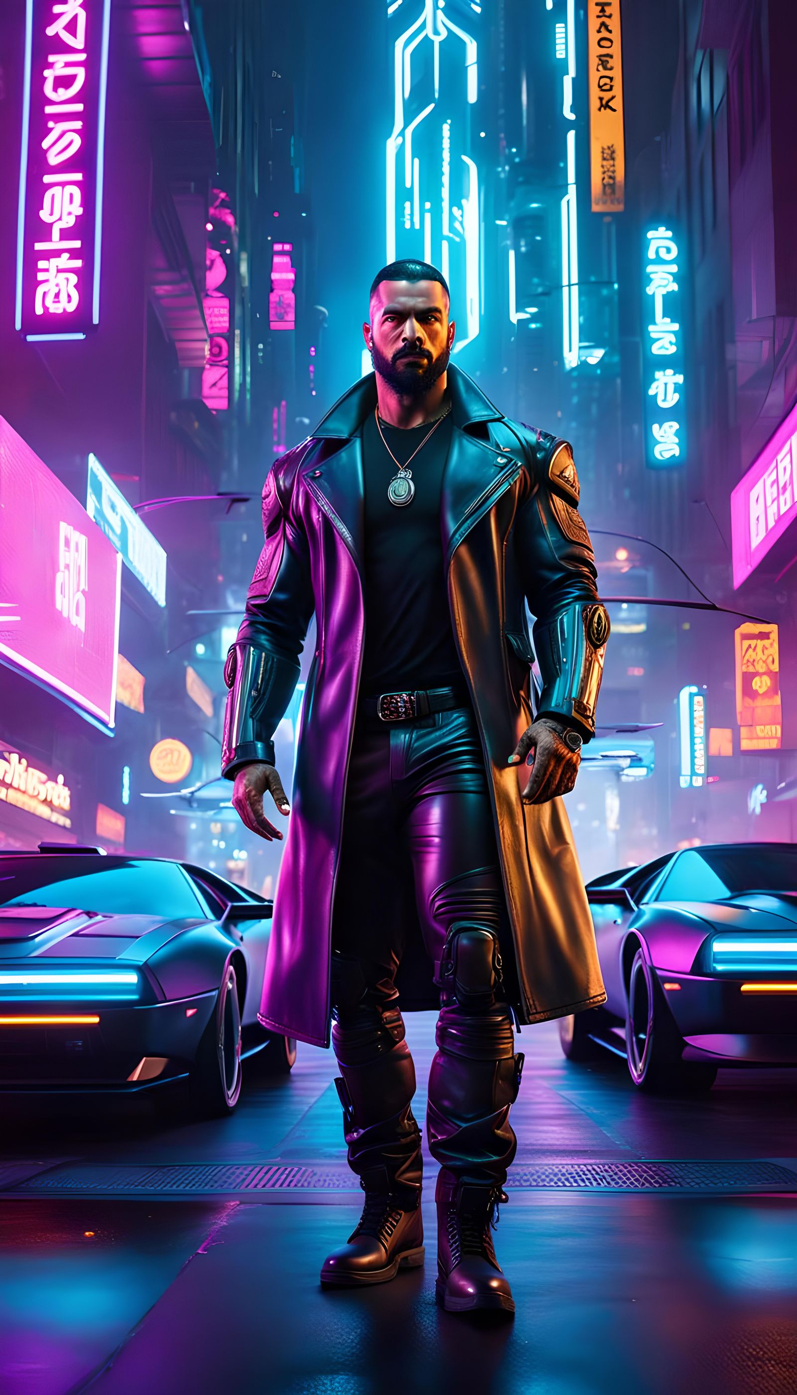 Cyberpunk Macho Man