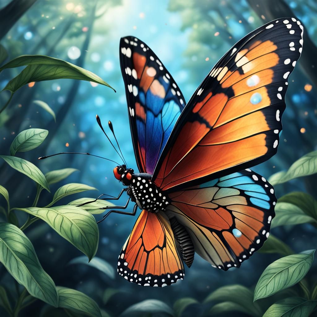 AI Butterfly: A Colorful Creation
