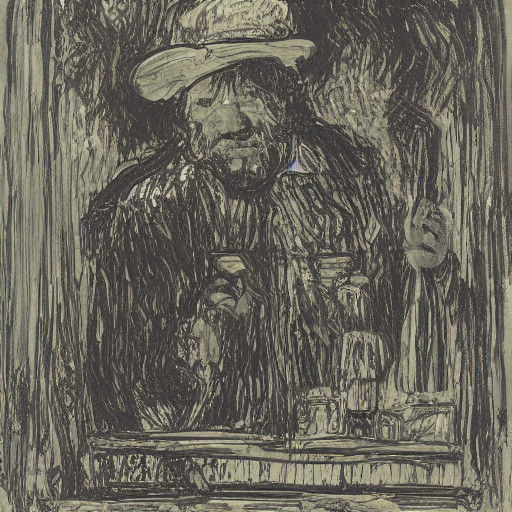 Tevye the Milkman in Holographic Art