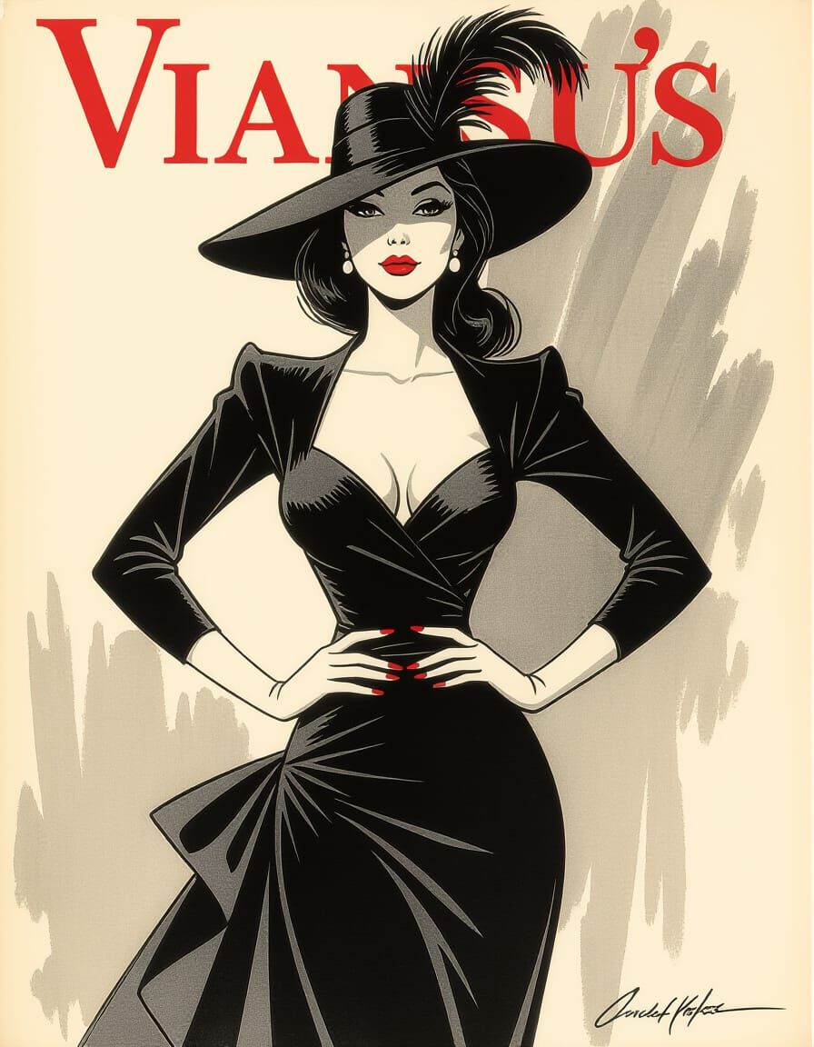 Whimsical Macabre Nightmare in Impasto Style