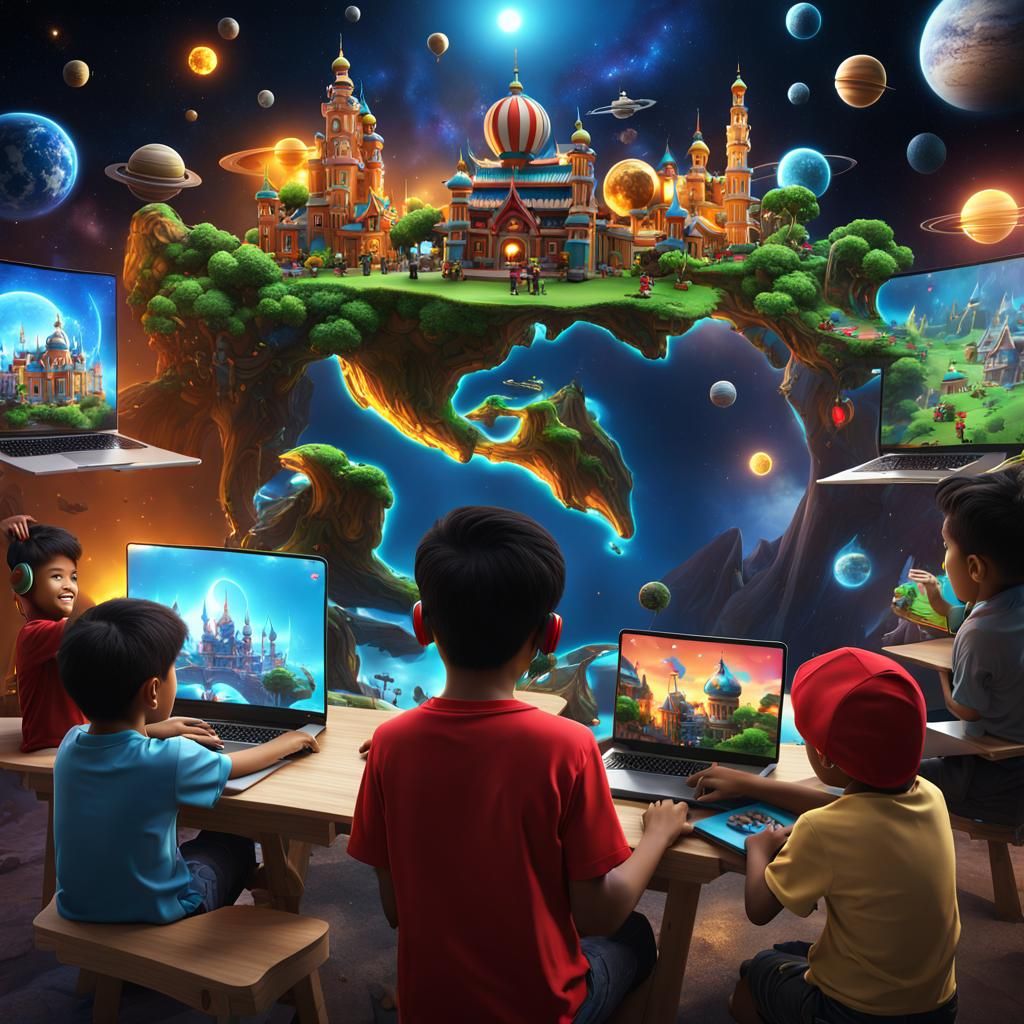 Malaysian Kids Creating 3D Games in Roblox Studio