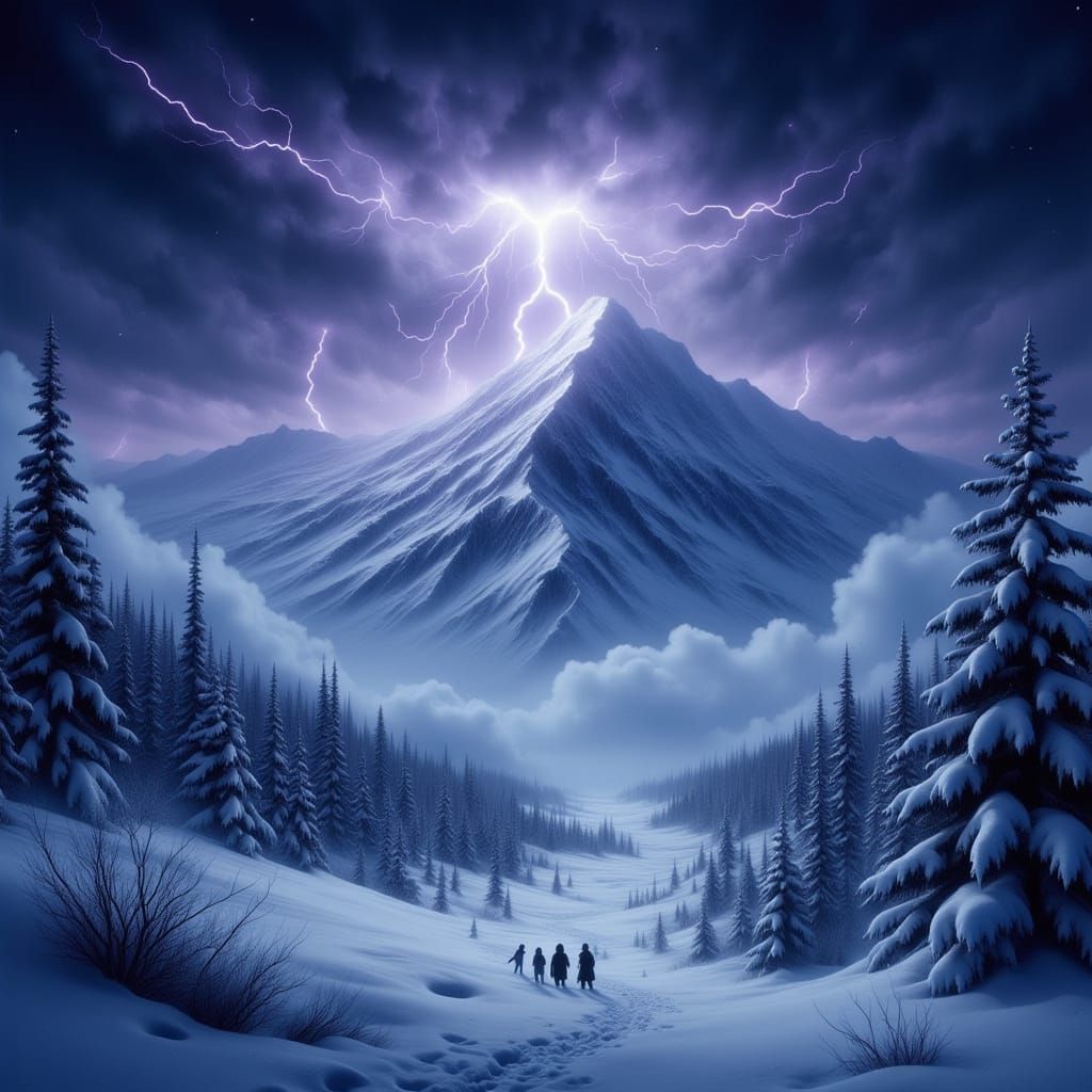 <lora:Nightmare v2:1.0> <lora:Ghostly:1.0> <lora:Ink Poet:1.0> the perfect winter storm