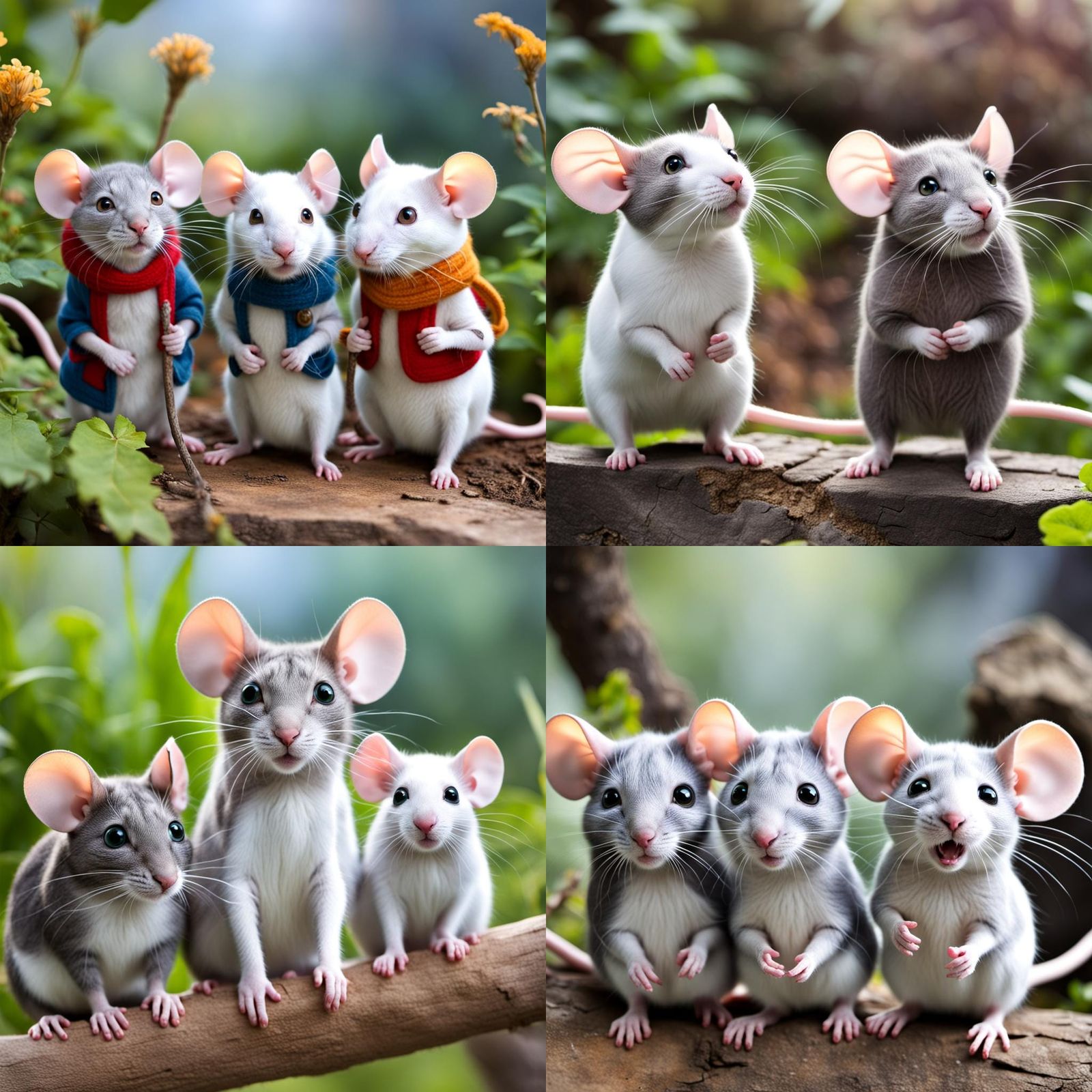 Mice's Perilous Adventure in Cat Land