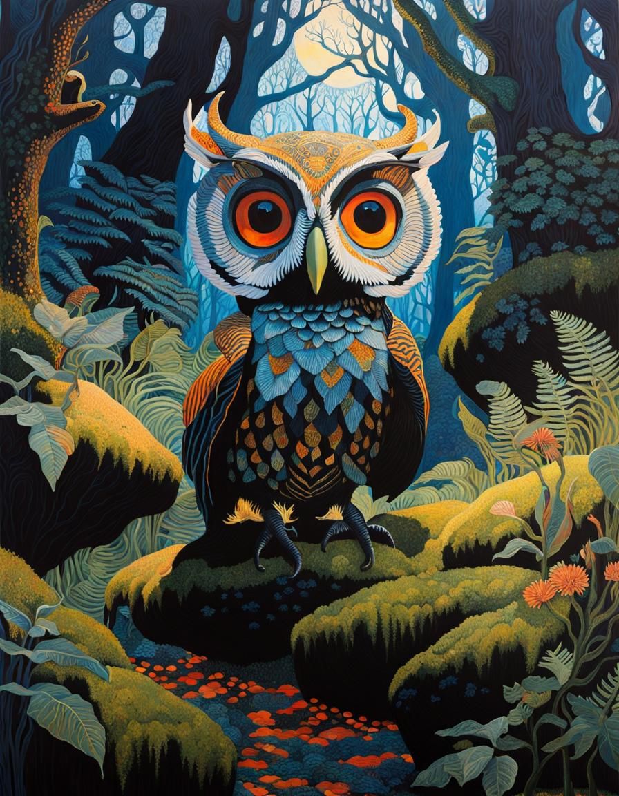 Hyperrealistic Fantasy Creature in Magic Hour Light