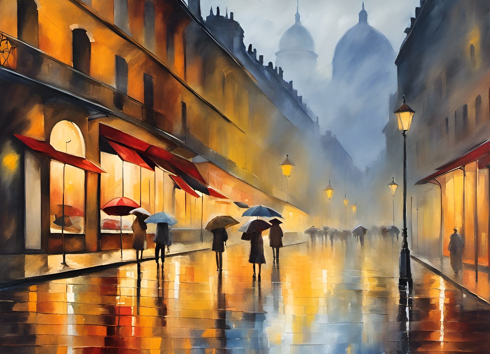 Here Comes the Rain Again (Illustration Version)