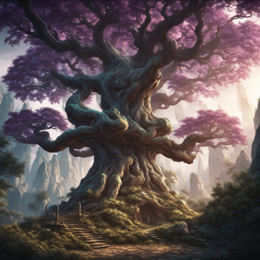 Ancient Guardian Tree Radiates Mystical Energy