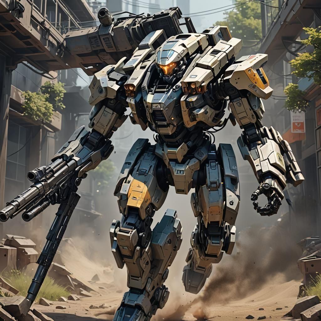 Arid Desert Landscape with Dust Clouds