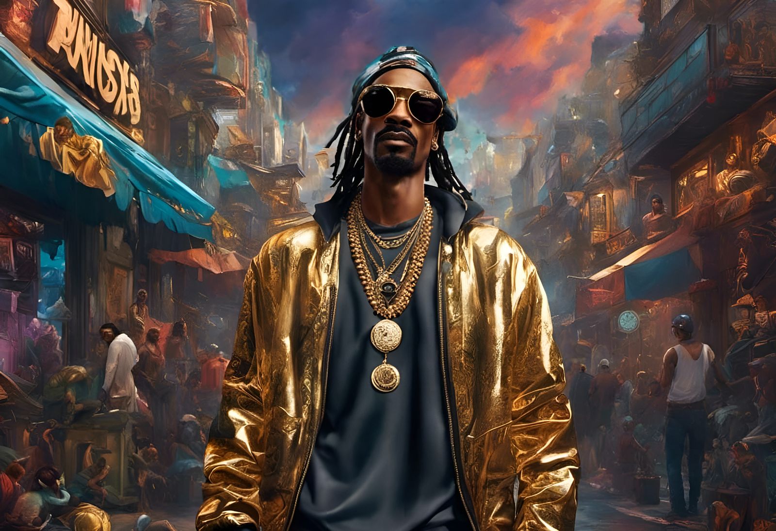 Urban Hip-Hop fashion outfit by  "SNOOP DOGG"