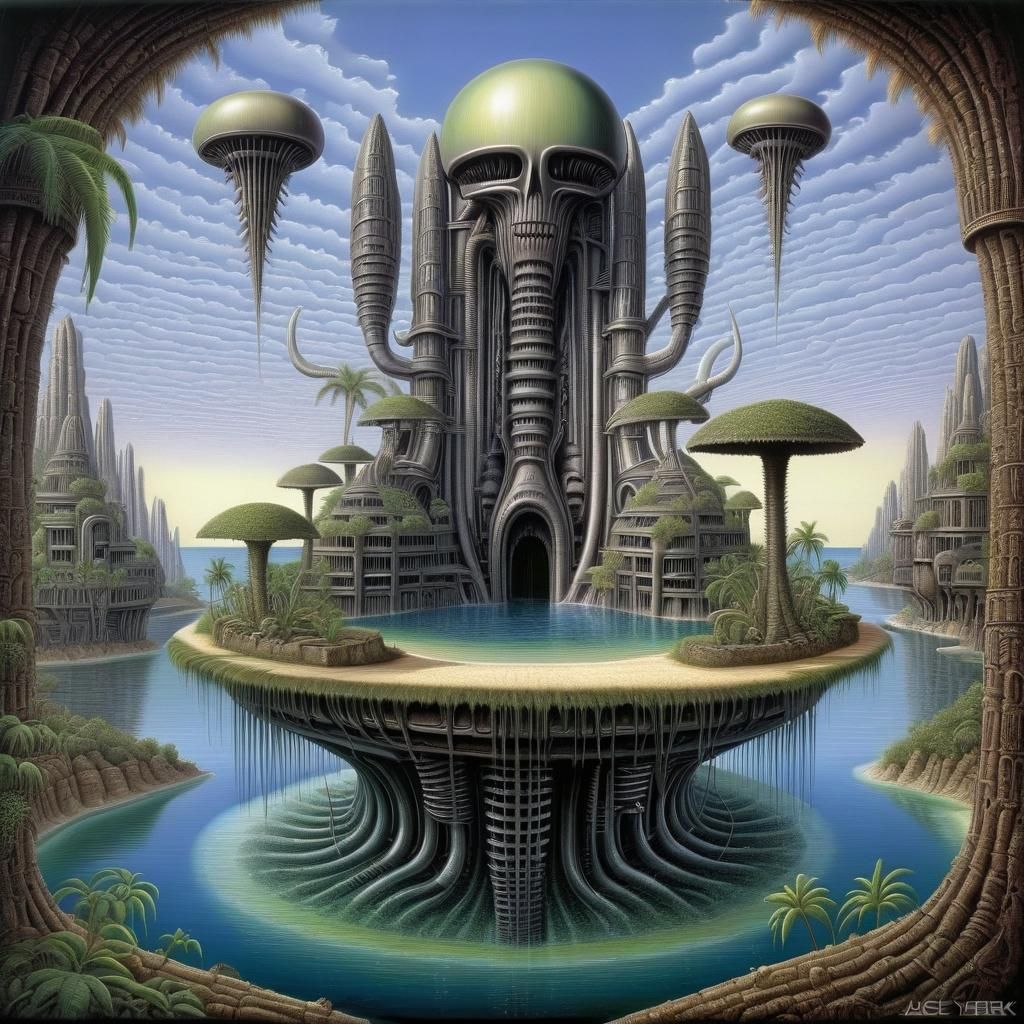 Alien Island Oasis 01